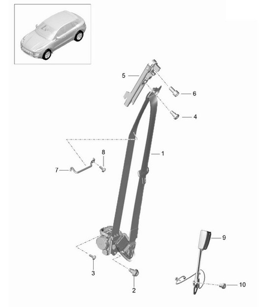 Diagram 812-000 Porsche Boxster 981 Spyder 3.8L 2016 Body