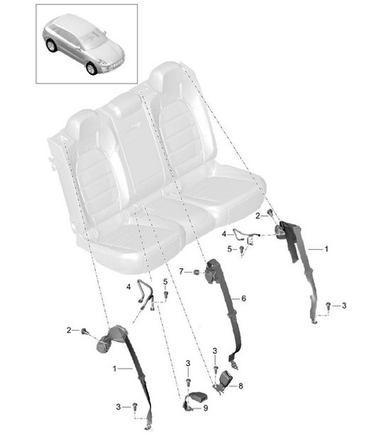 Diagram 812-005 Porsche Boxster 981 Spyder 3.8L 2016 Body