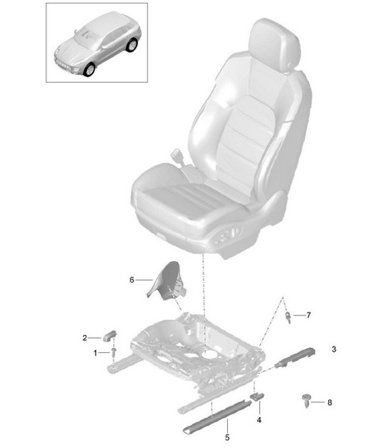 Diagram 817-000 Porsche 911 & 912 (1965-1989) Body