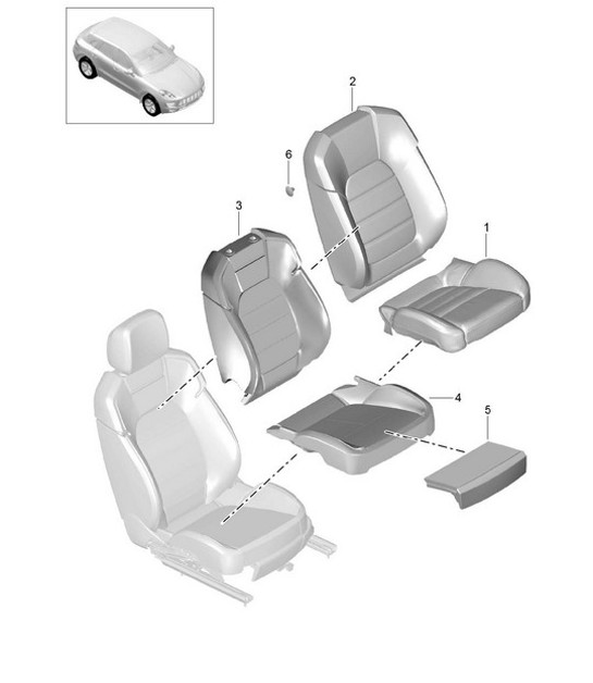 Diagram 817-010 Porsche Boxster 986/987/981 (1997-2016) Body