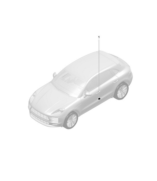 Diagram 003-100 Porsche Macan (95B) MK2 2019-2021 Accessories & others 