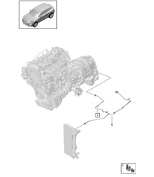 Kühlmittel-Kühlsystem / Entlüftungsleitung - PR:T2G - 95B (II / III) Macan 2.0L 2019 - 2024