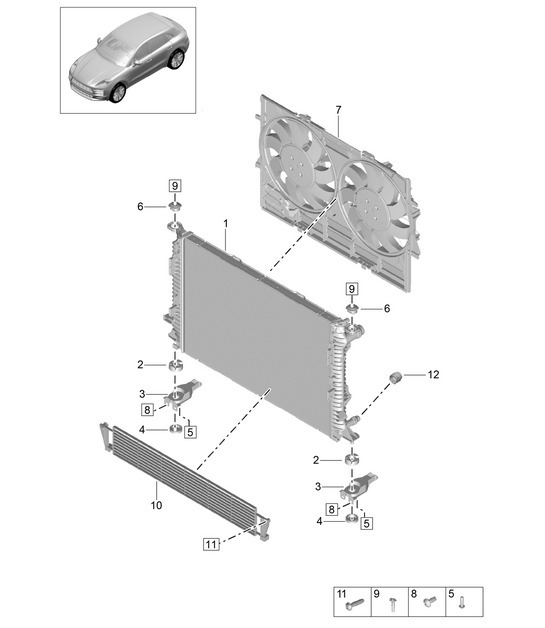 Diagram 105-200 Porsche 911 1978-1983 3.0L / SC Engine