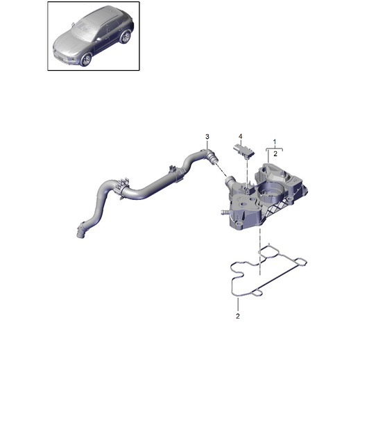 Diagram 107-380 Porsche Panamera 970 MK1 (2009-2013) Engine