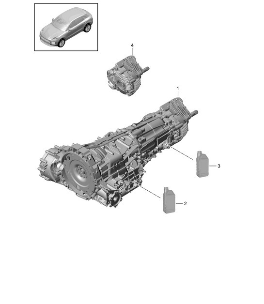 Diagram 302-002 Porsche Macan (95B) MK2 2019-2021 Transmission