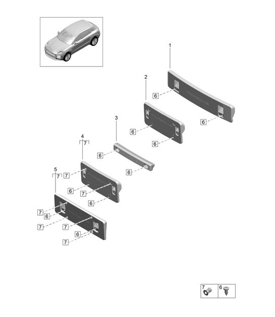 Diagram 802-011 Porsche Macan (95B) MK2 2019-2021 Body