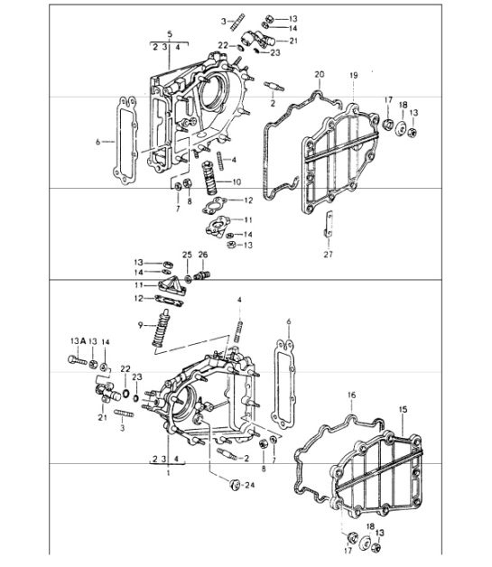 Diagram 103-05 Porsche Cayman 987C / 981C (2005-2016) Motor