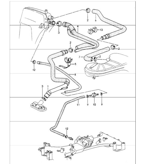 Diagram 104-03 Porsche 911 & 912 (1965-1989) Engine