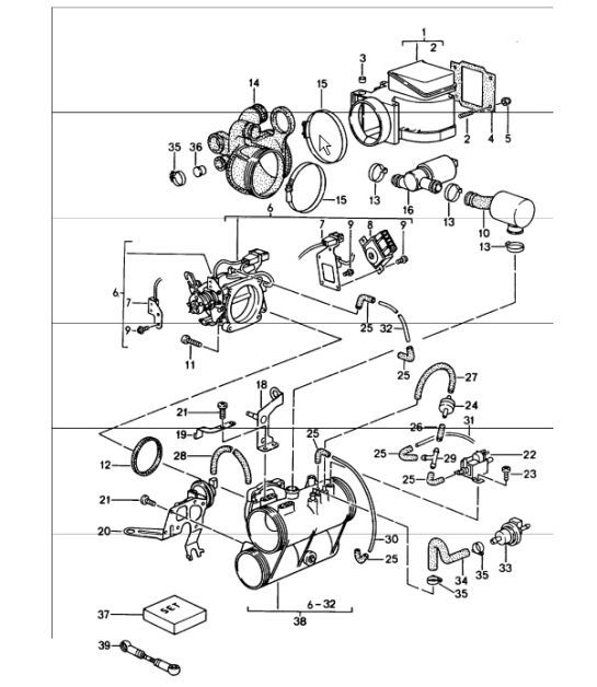 Diagram 107-02 Porsche Macan (95B) MK1 (2014-2018) Motor