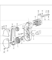 power-steering pump 964 1989-94