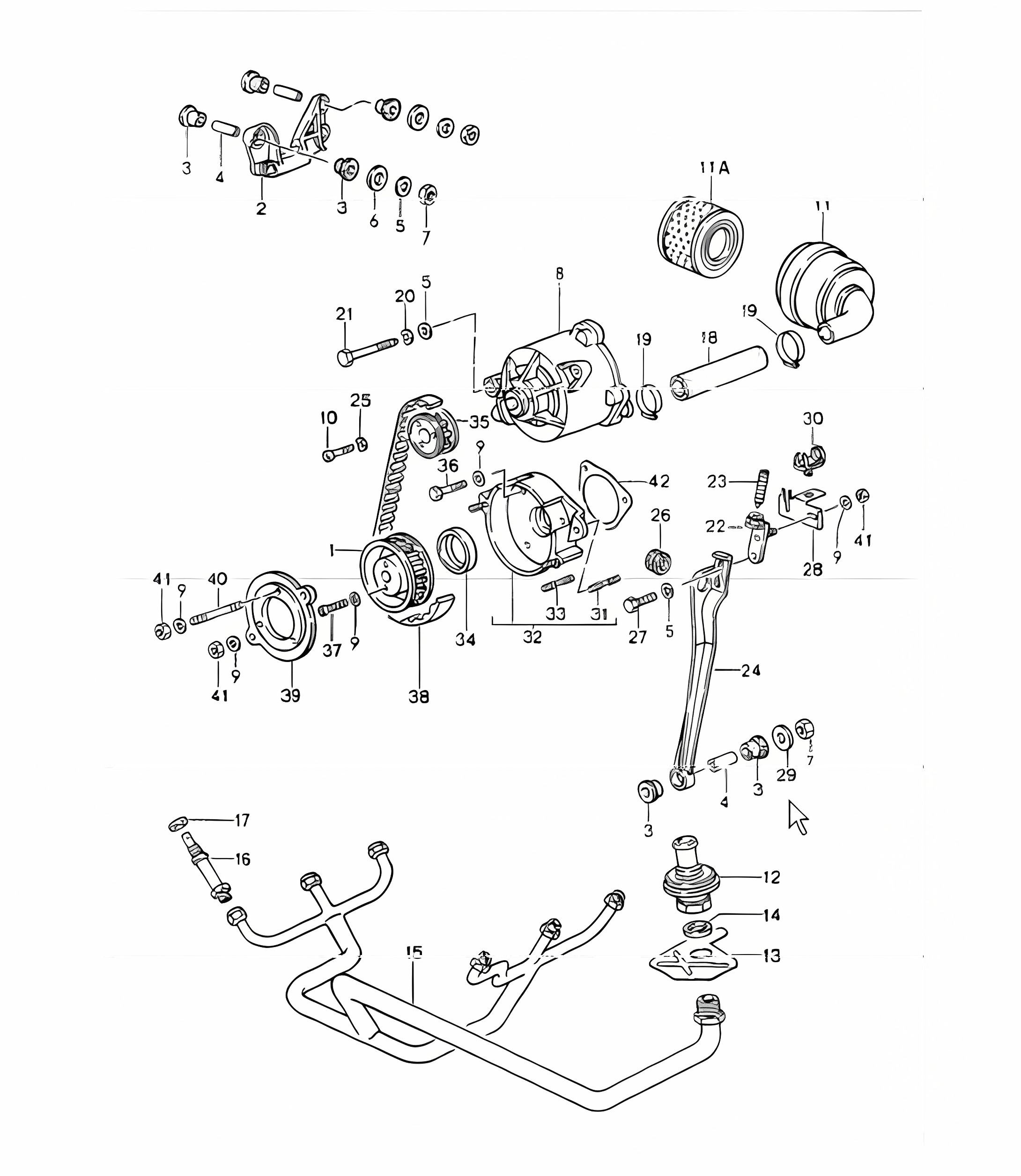 air injection 964 TURBO M30.69 and M64.50 1991-94