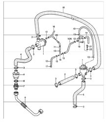 air injection 964 TURBO M30.69 and M64.50 1991-94