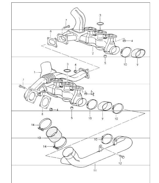 Diagram 202-05 Porsche Cayenne 9YA 2018-2023 