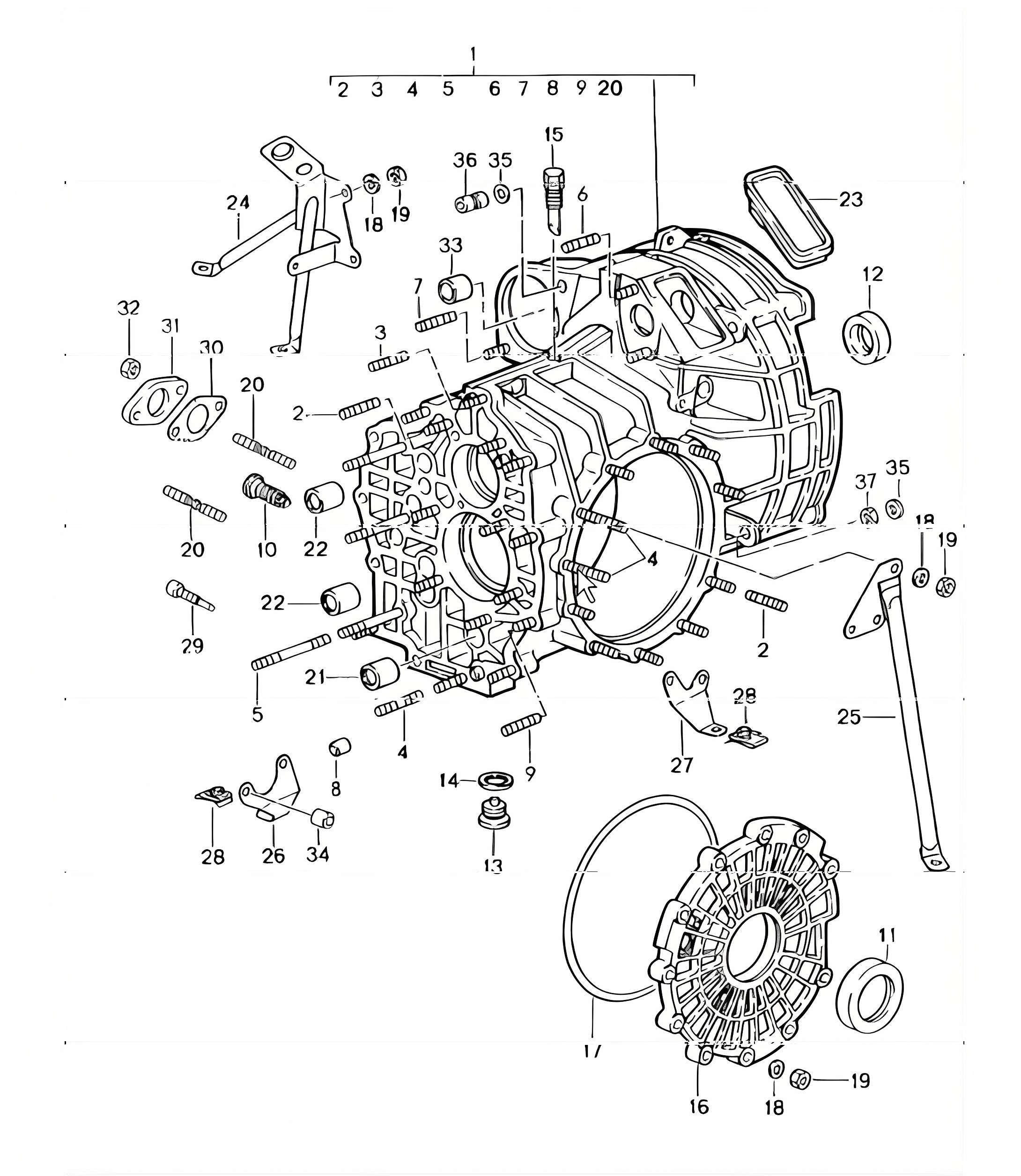 replacement transmission ready for installation, transmission case 964 1989-94