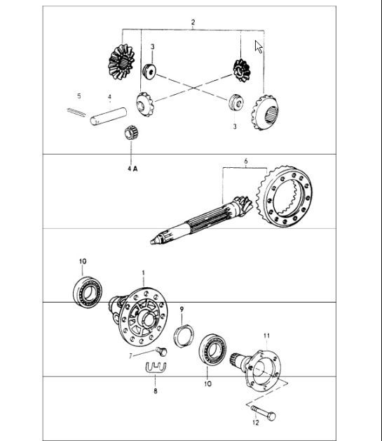 Diagram 305-25 Porsche 997 MKII GT2 RS 2011-13 Transmission