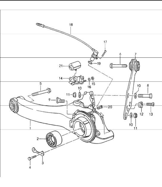 Diagram 501-00 Porsche 924S 2.5L 1986-87 