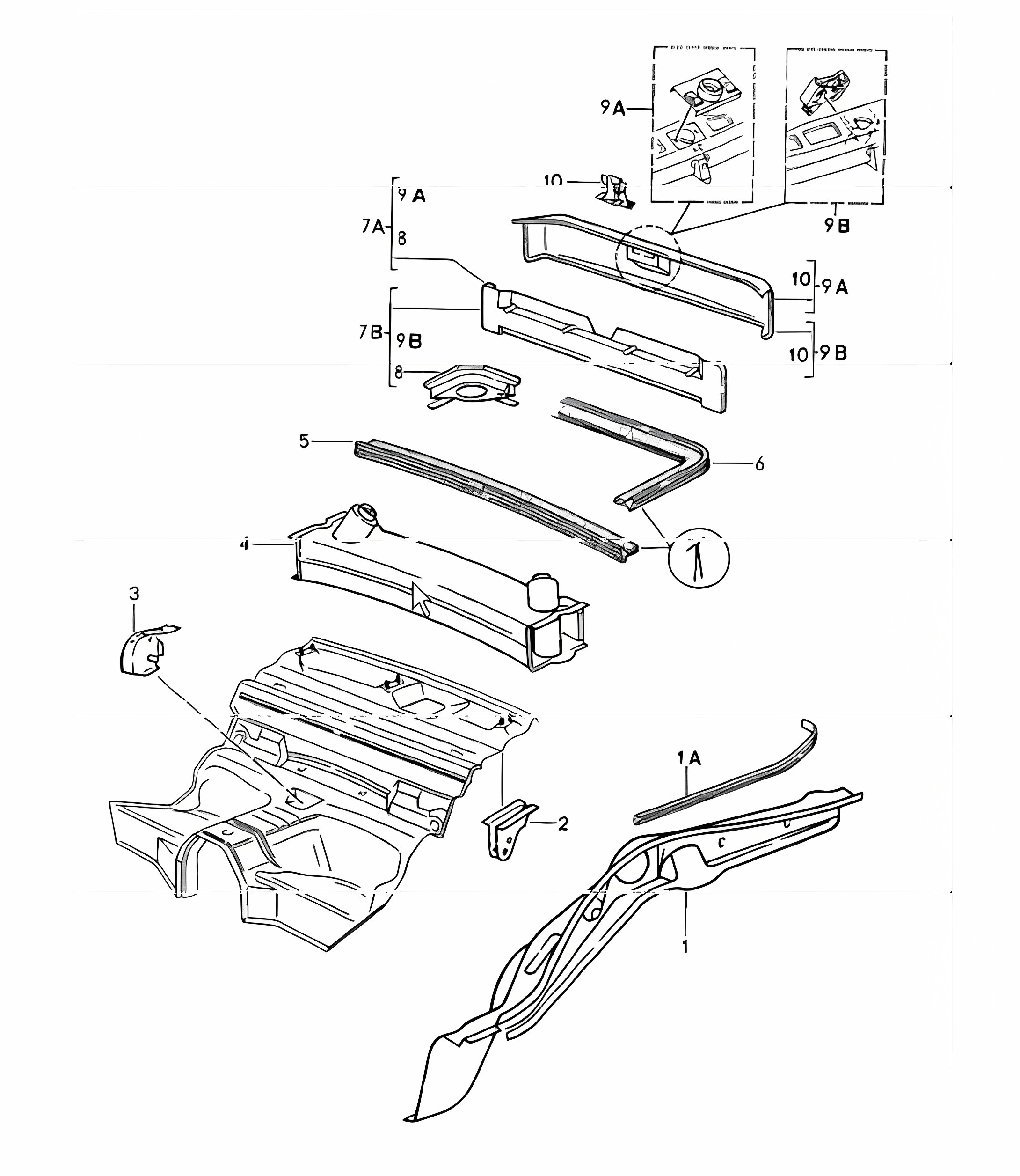 frame rear 964 1989-94