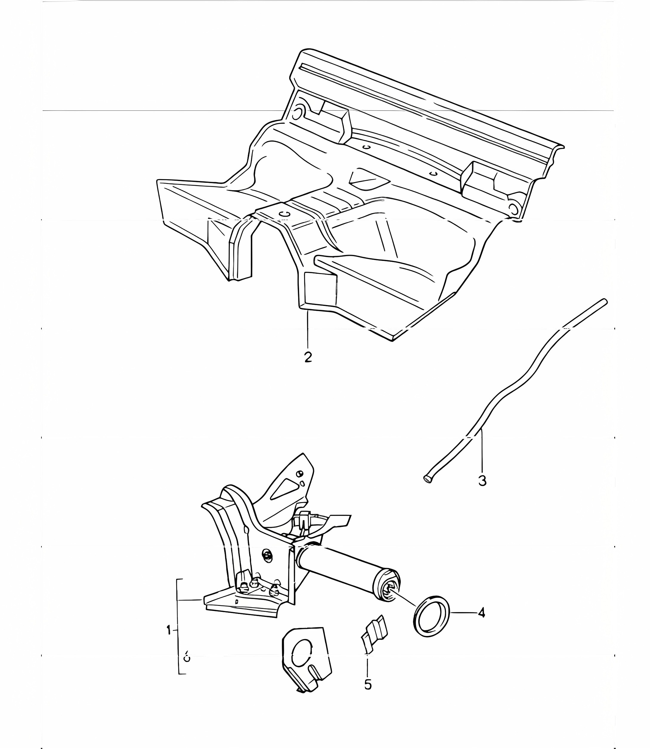 rear-axle cross-tube 964 1989-94