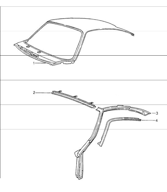 Diagram 801-31 Porsche 964 (911) (1989-1994) Body