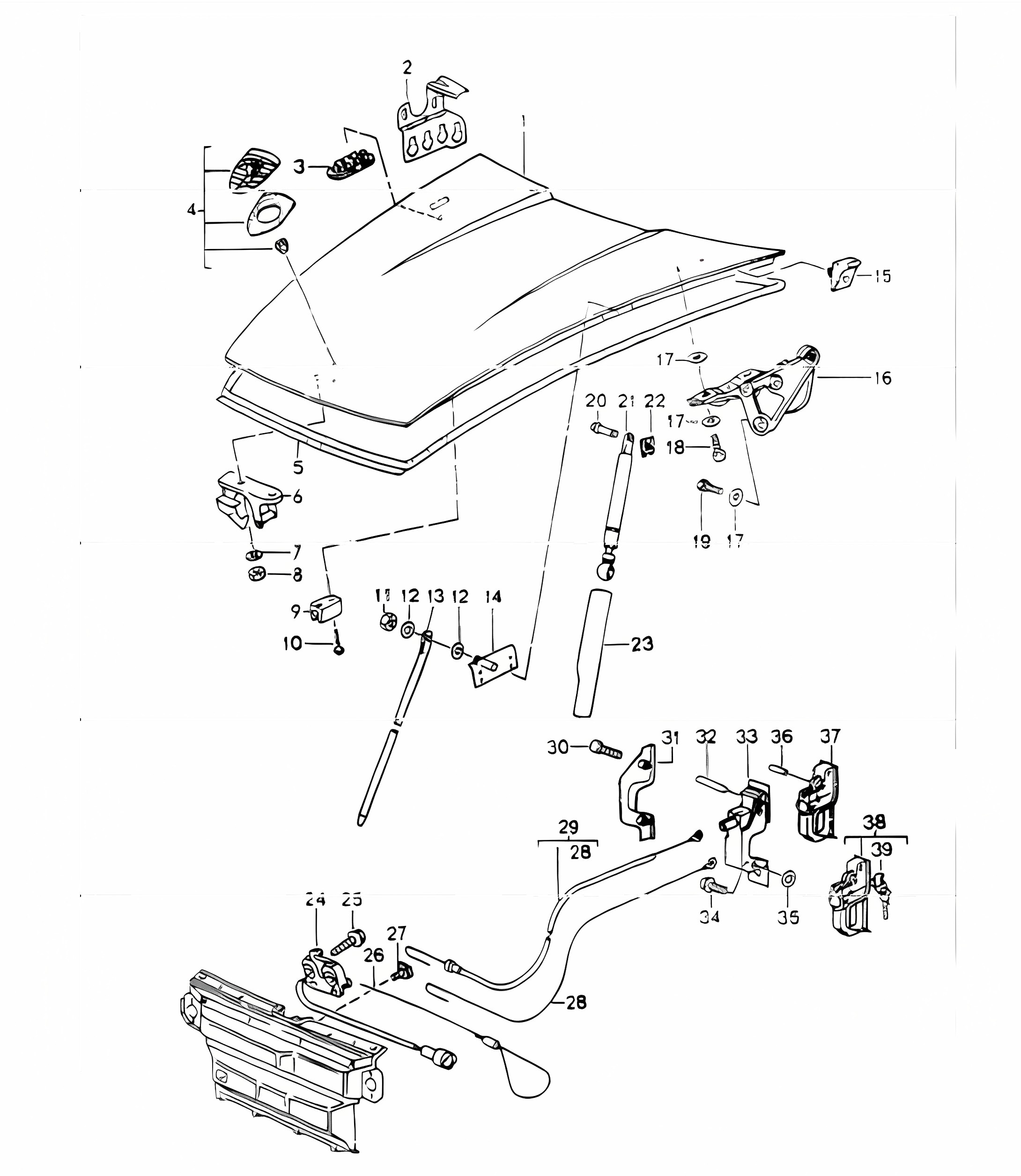 lid front 964 1989-94