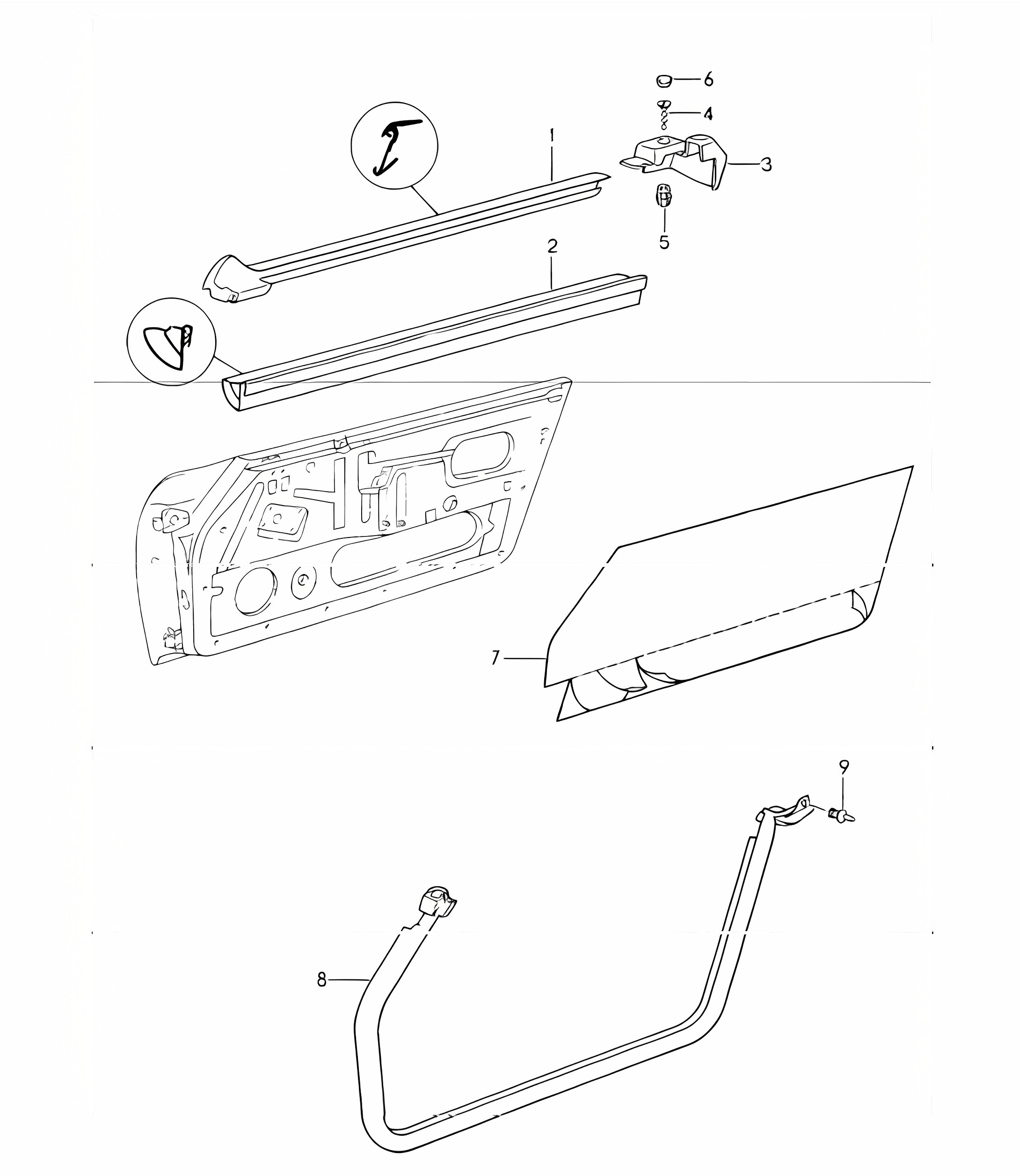 seal doors 964 SPEEDSTER 1989-94