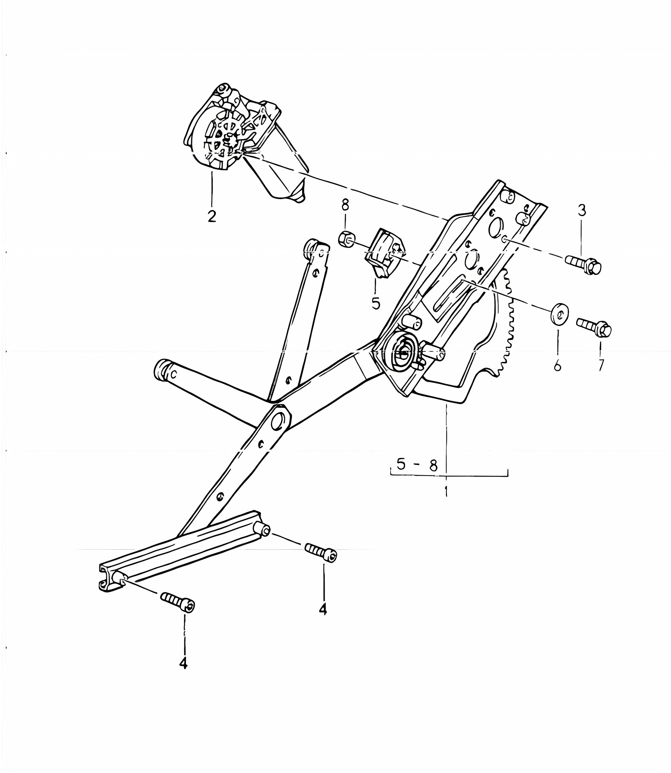 power windows electric 964 CARRERA 2/4, RS, M002, TURBO, TURBO-LOOK 1989-94