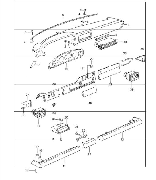 Diagram 809-00 Porsche 991 (911) MK1 2012-2016 Body