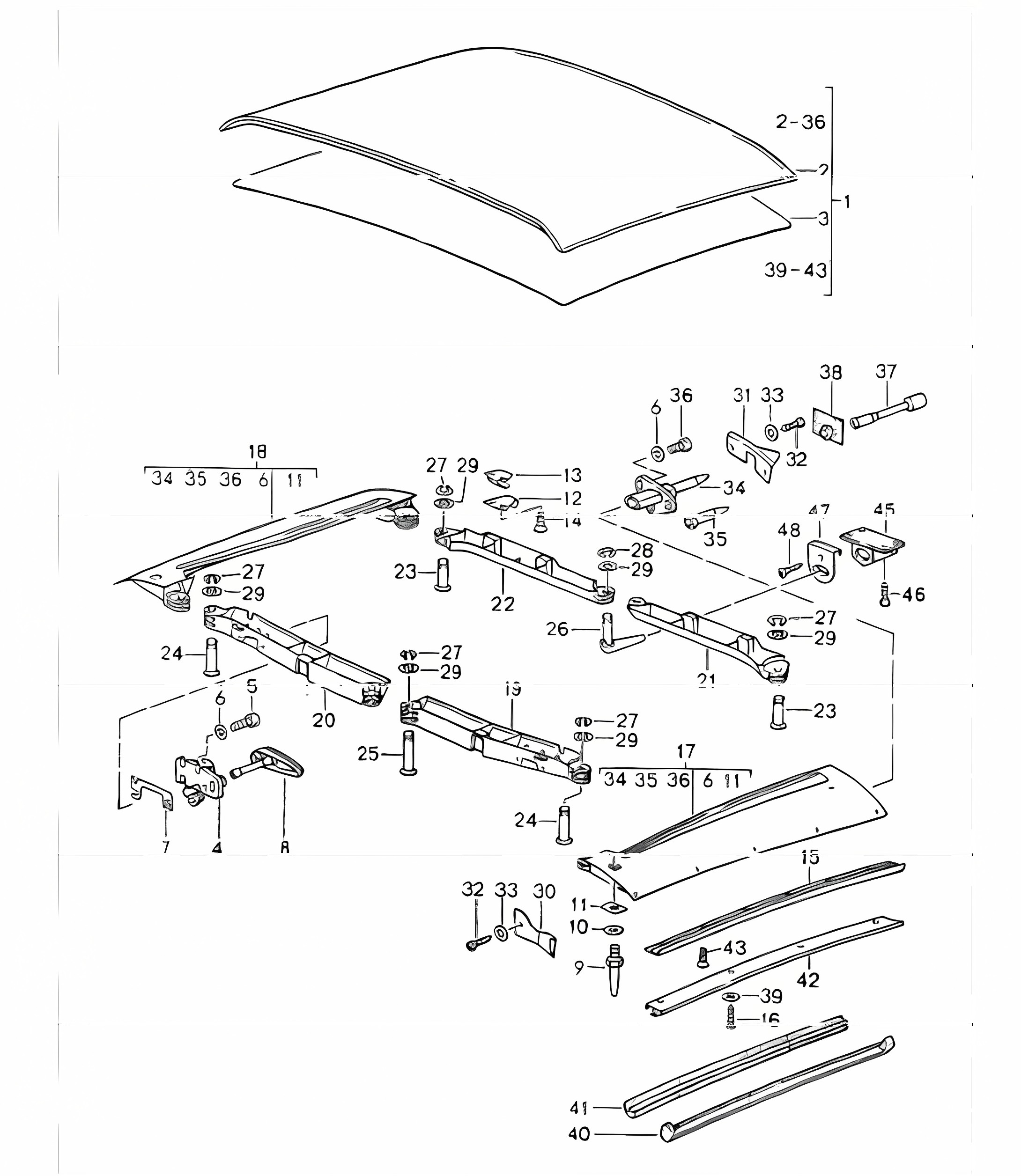 soft top 964 TARGA 1989-94