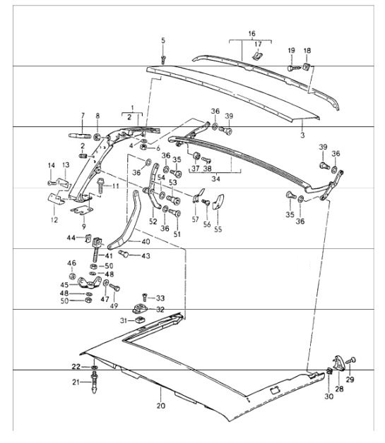 Diagram 811-12 Porsche Cayman 718C (982C) 2017>> Body