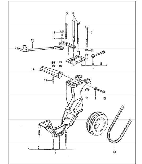 Diagram 813-20 Porsche 964 (911) (1989-1994) Karosserie
