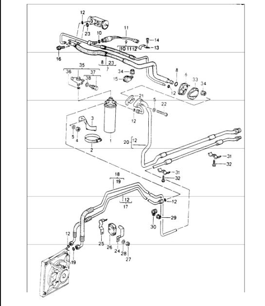 Diagram 813-25 Porsche 356 1950-55 Body