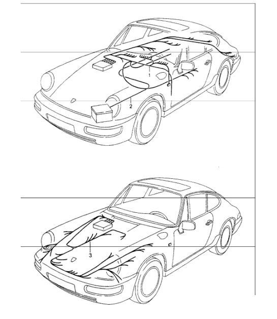 Diagram 902-10 Porsche Cayman 987C / 981C (2005-2016) Electrical equipment