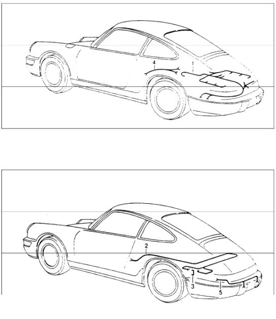 Diagram 902-20 Porsche 957 Cayenne S / GTS 4.8L 2007-10 Elektrische apparatuur
