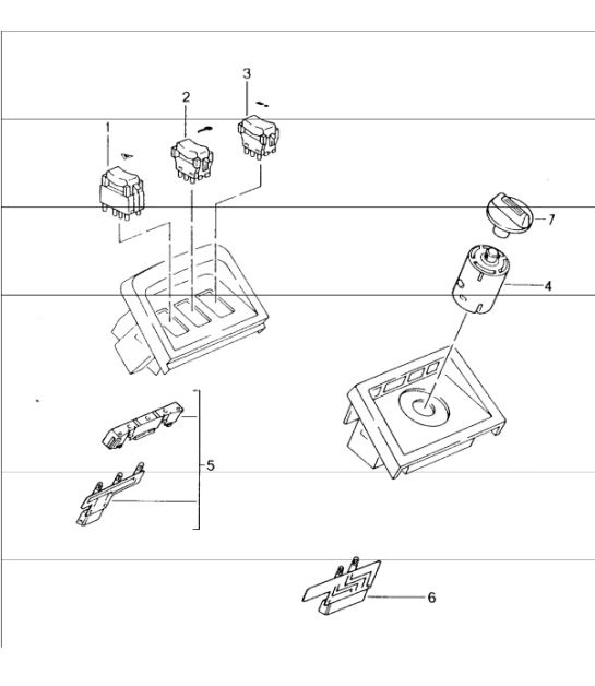Diagram 903-05 Porsche Macan (95B) MK1 (2014-2018) Electrical equipment