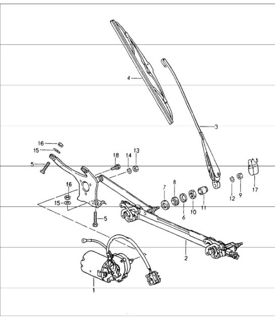 Diagram 904-00 Porsche 911 & 912 (1965-1989) Electrical equipment