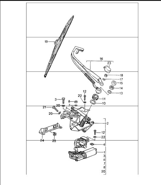 Diagram 904-05 Porsche 911 & 912 (1965-1989) Elektrische apparatuur