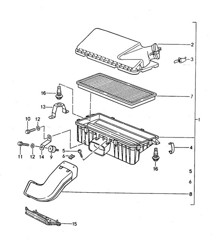 Luftfilter (Modell: M44.43/44) 968 1992-95