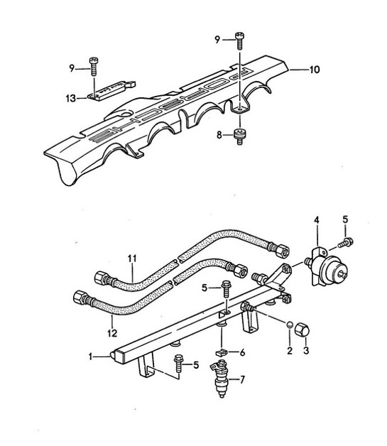 Diagram 107-010 Porsche Macan (95B) MK1 (2014-2018) Engine