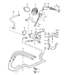 Fuel system 968 1992-95