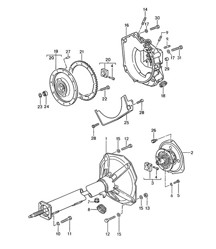Tiptronic / 中央管 (型号：A44.00) 968 1992-95