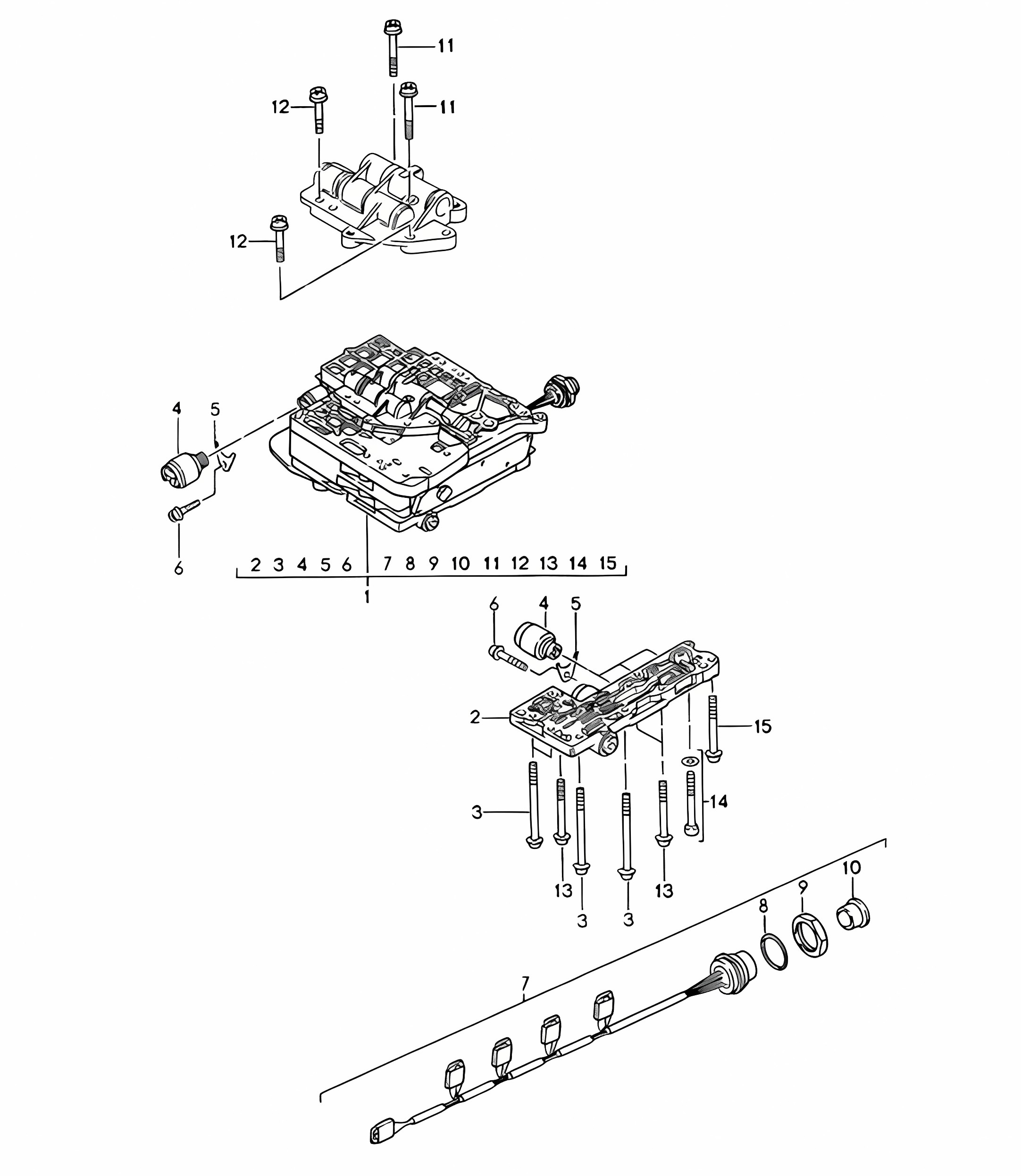 Tiptronic / Switch unit / Solenoid valve (Model: A44.00) 968 1992-95