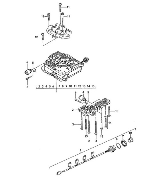 Diagram 340-002 Porsche Macan (95B) MK1 (2014-2018) Transmission
