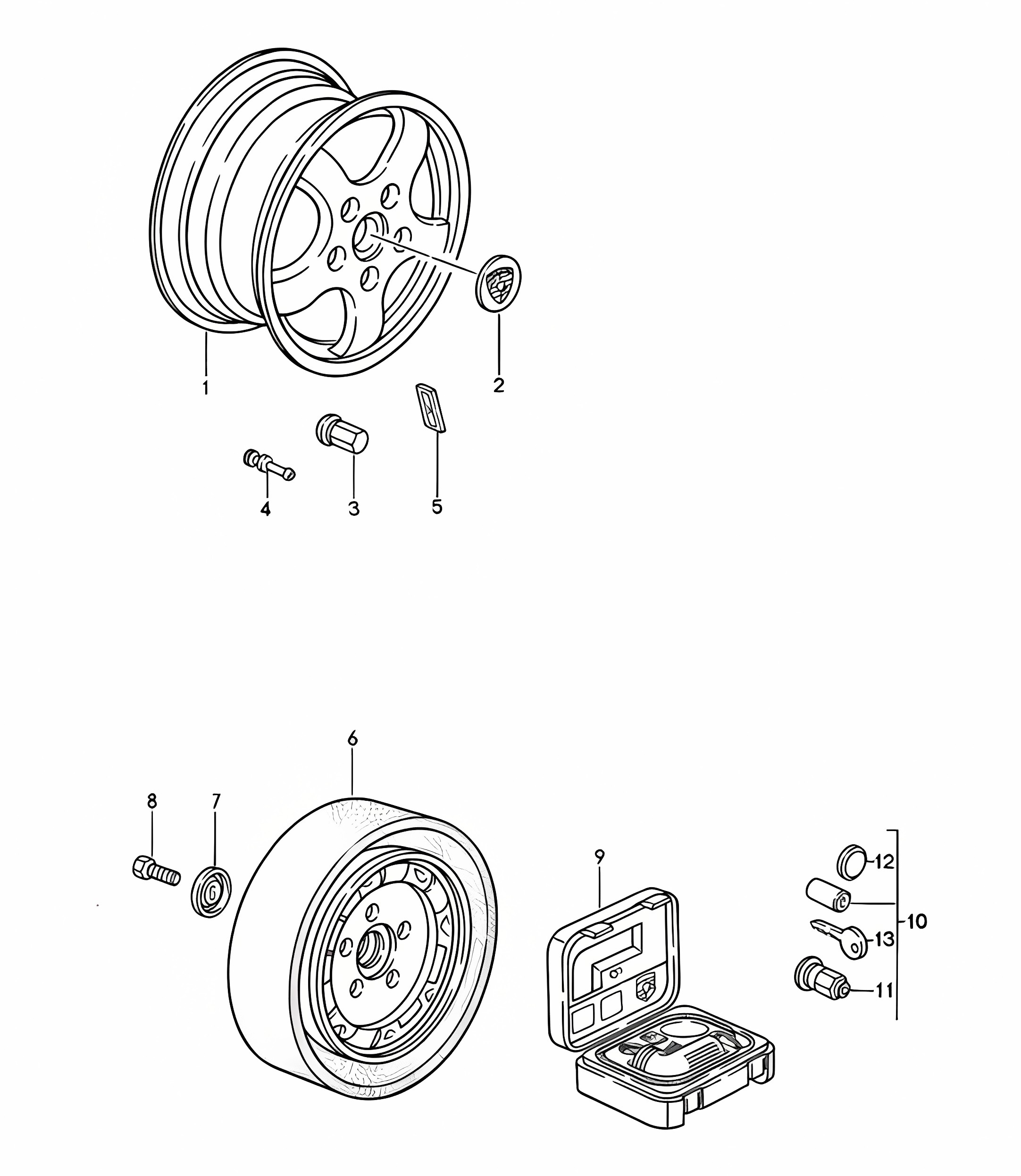 Disc wheel 968 1992-95