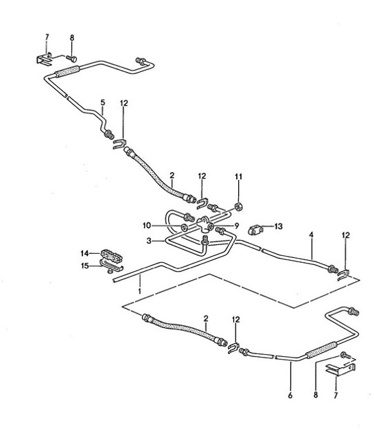 Diagram 604-010 Porsche 944 2.5L 8V 1982-87 