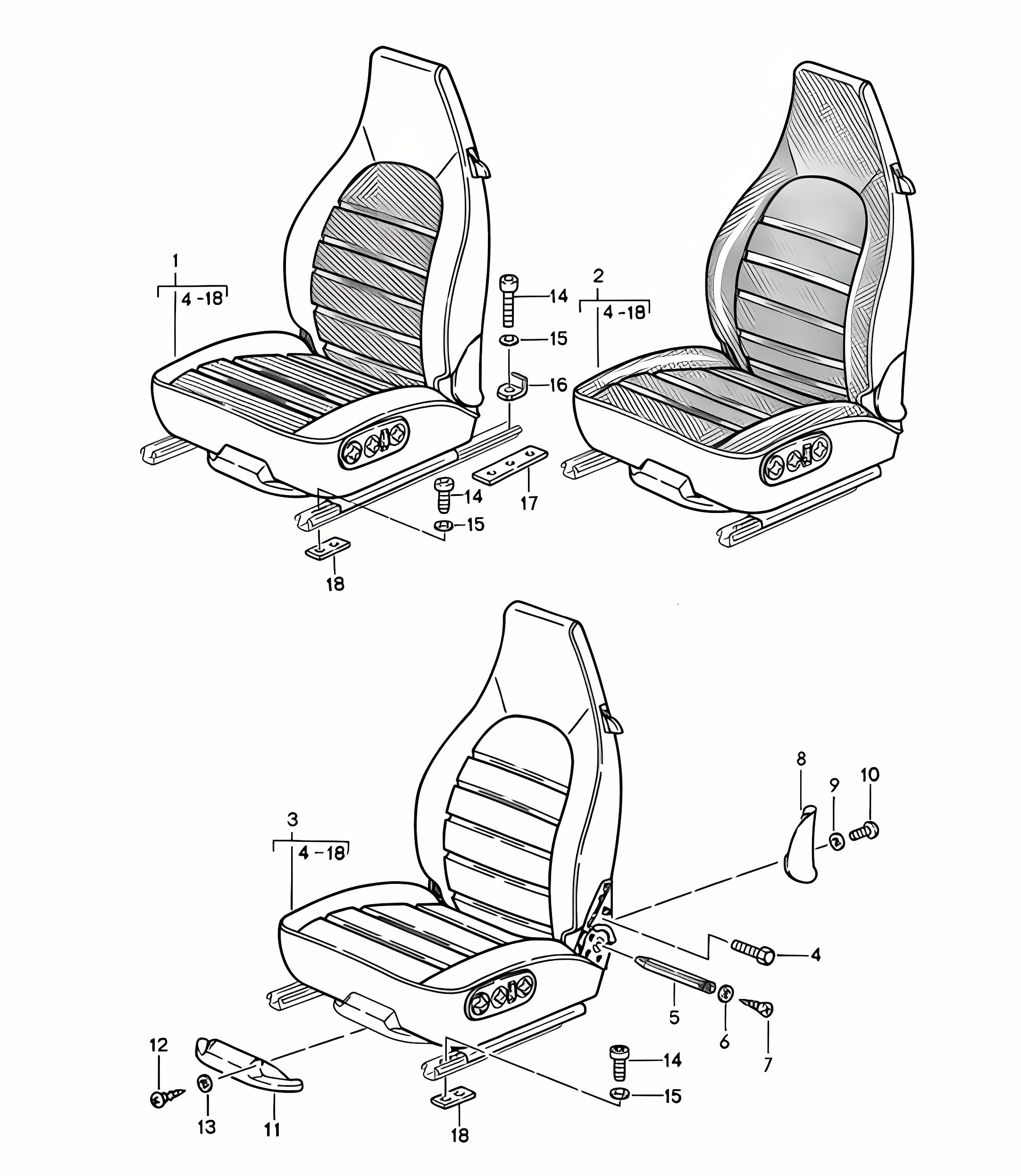 Seat / Complete 968 1992-95