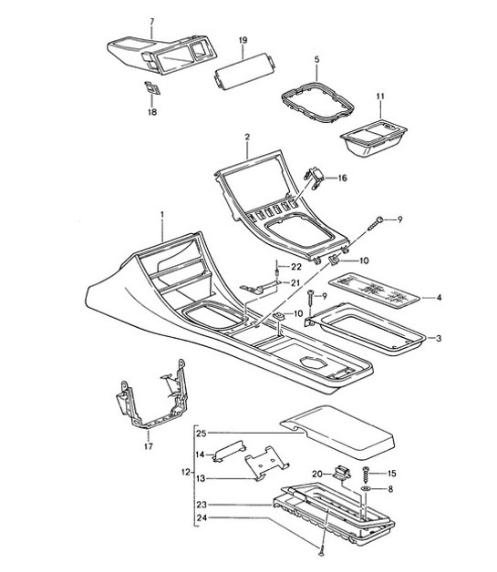 Diagram 809-001 Porsche Cayman 718C (982C) 2017>> Body