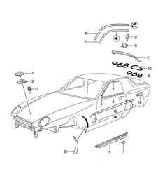 Moulding 968 1992-95