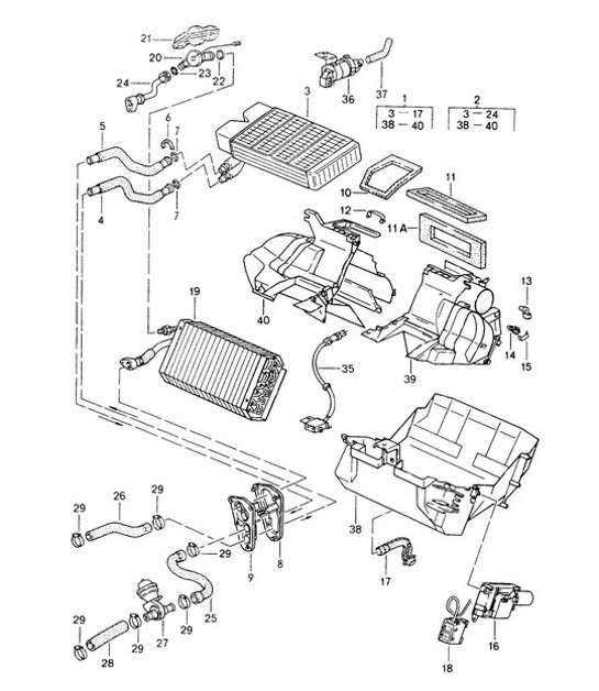 Diagram 813-000 Porsche Boxster 981 S / GTS 3.4L 2012-16 Carrozzeria