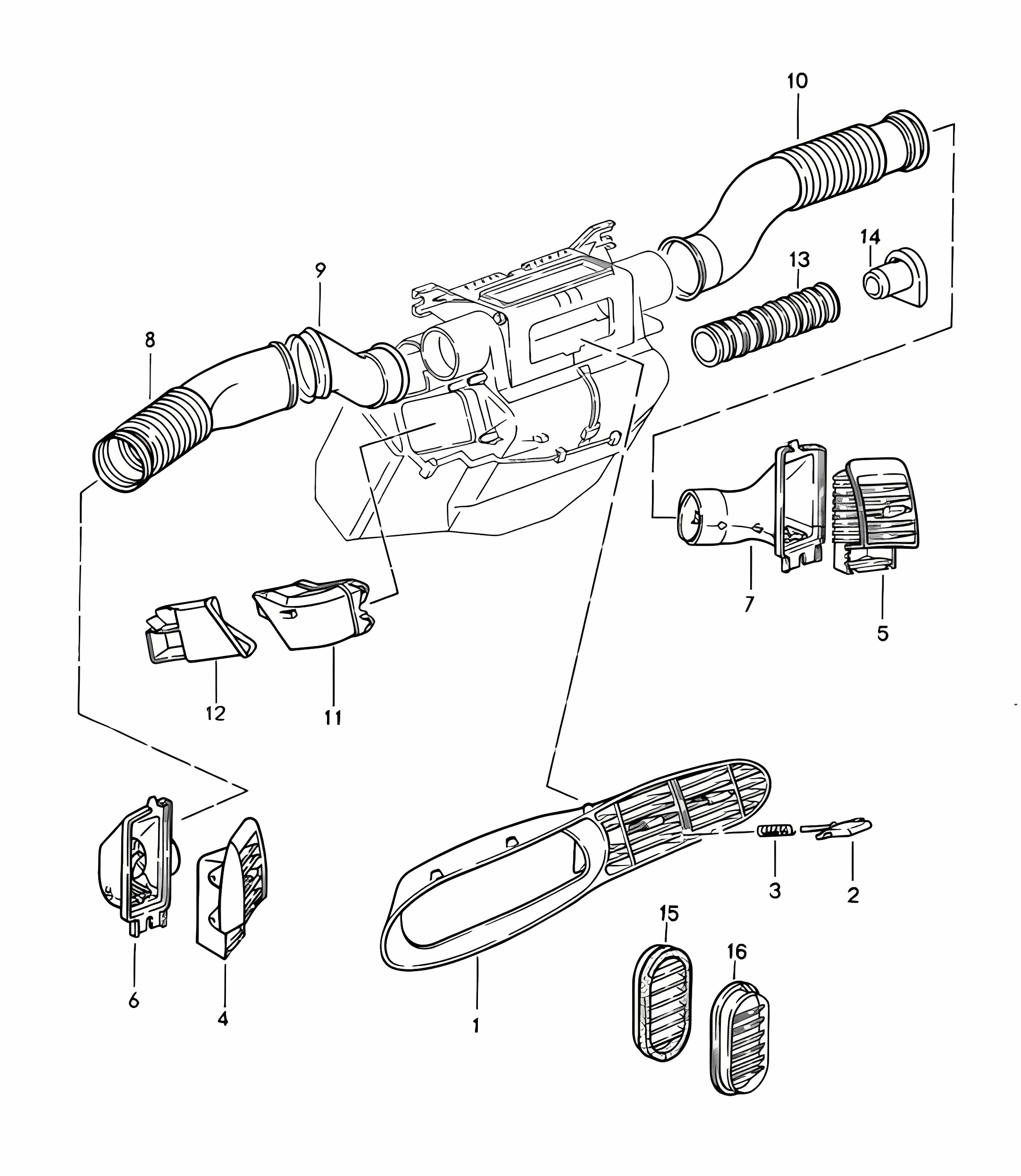 Air guide 968 1992-95