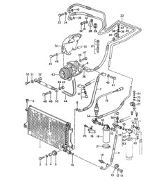 Refrigerant circuit (PR:573, Air conditioner) 968 1992-95